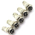 5Pairs GX16 4Pin Male Female Circular Aviation Connector Plug 16MM Wire Panel Metal Connector...